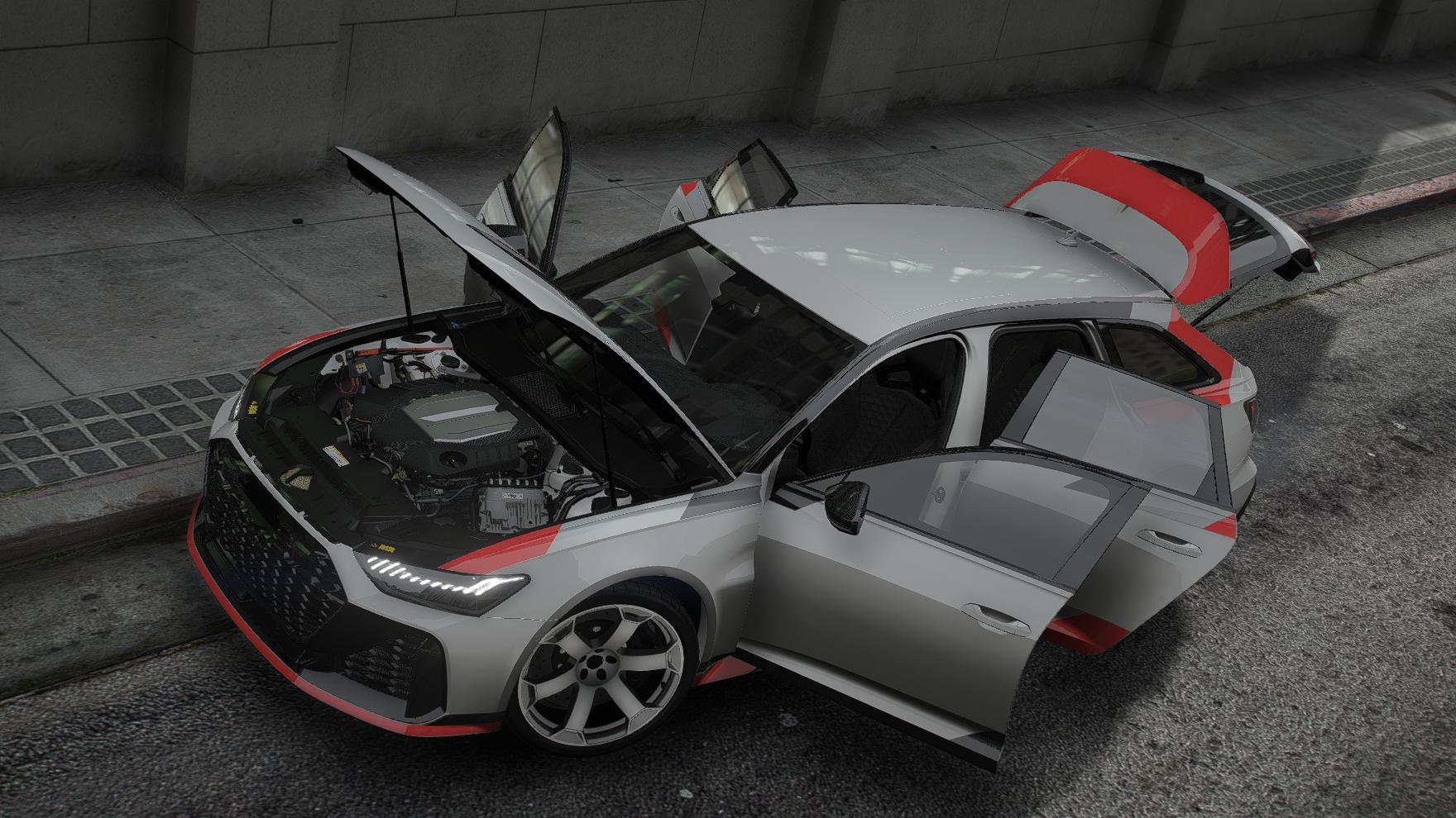 Audi RS6 Avant GT | Debadged | Template