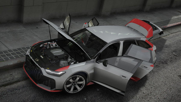 Audi RS6 Avant GT | Debadged | Template