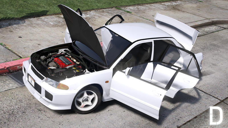 Mitsubishi Lancer Evo III | Embleme entfernt | Tuning | Individueller Sound