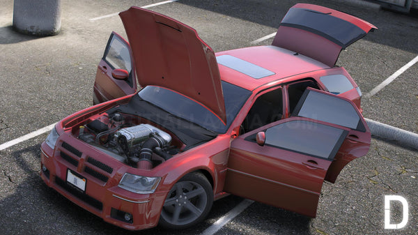 Dodge Magnum SRT8 2008 | Debadged