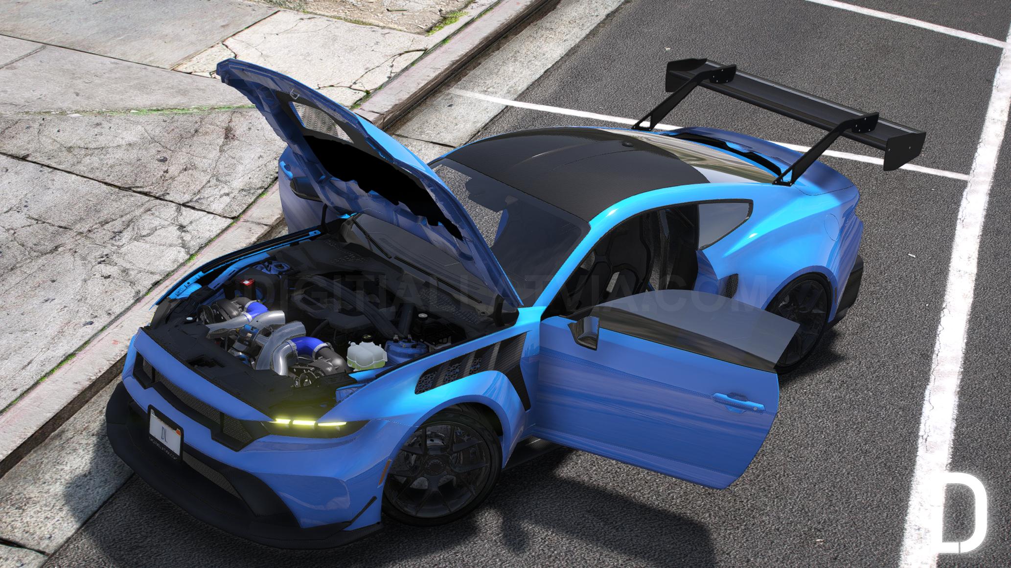 Ford Mustang GTD 2025 | Debadged | Template