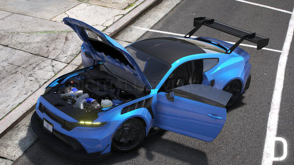 Ford Mustang GTD 2025 | Debadged | Template