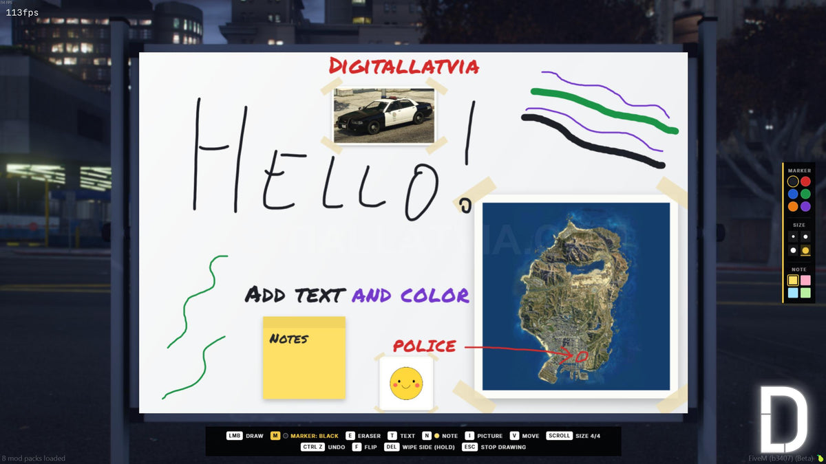 Whiteboard Script [Standalone, ESX, QB]