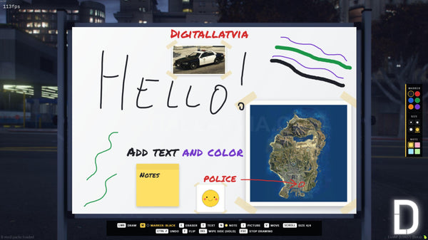 Whiteboard Script [Standalone, ESX, QB]
