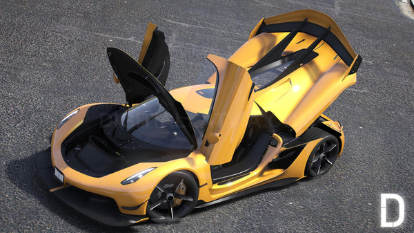 Koenigsegg Jesko 2020 | Debadged | Template