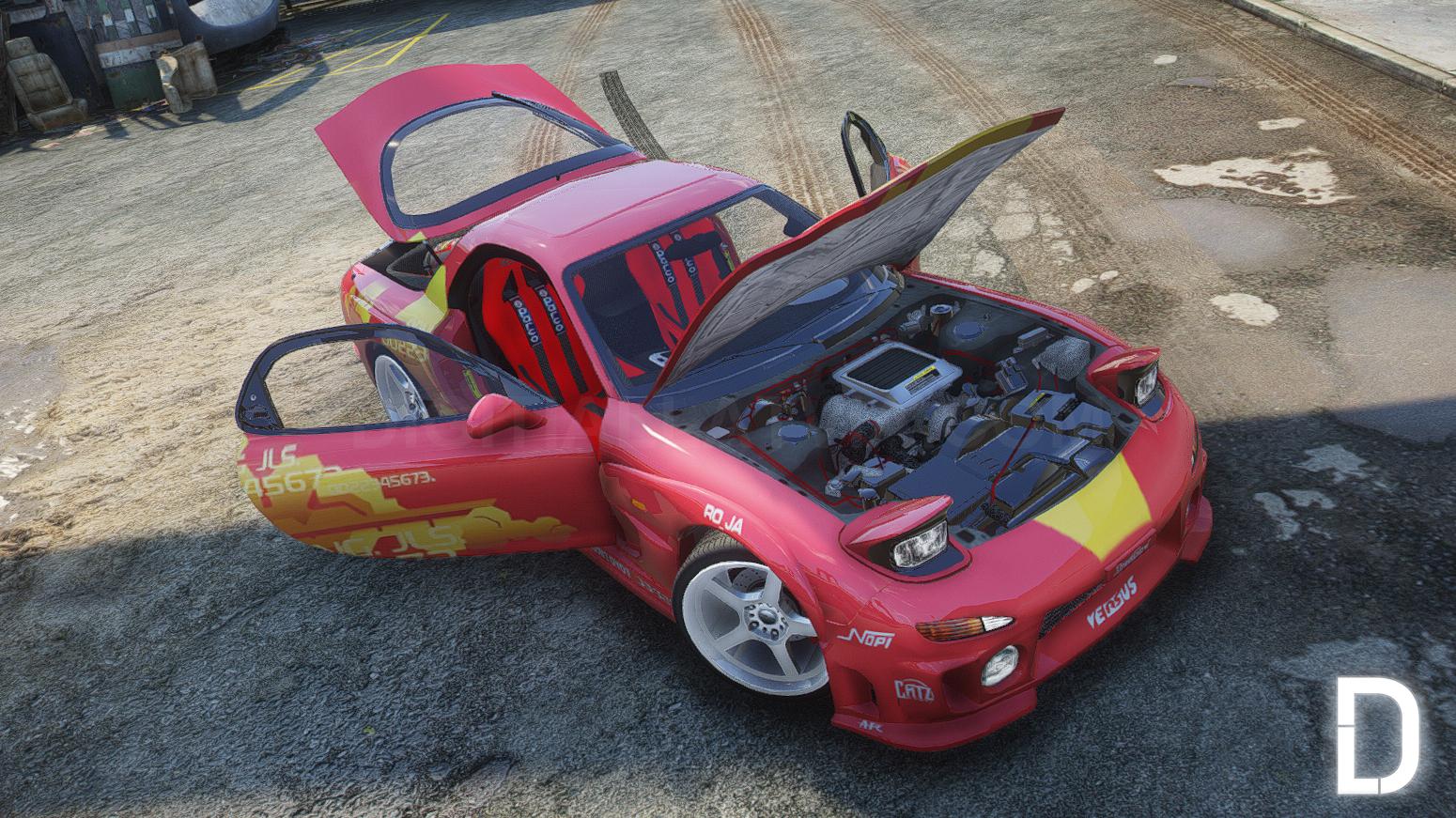 Mazda RX7 2F2F | Debadged