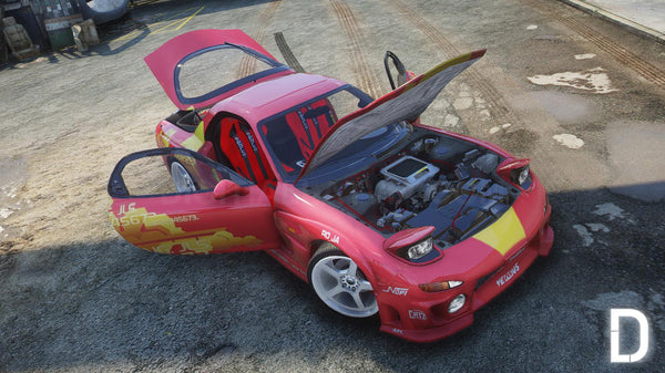 Mazda RX7 2F2F | Debadged