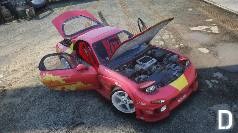 Mazda RX7 2F2F | Debadged