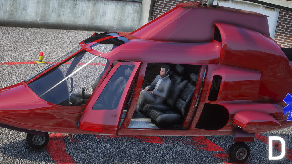 Buckingham Swift EMS Helicopter | Template