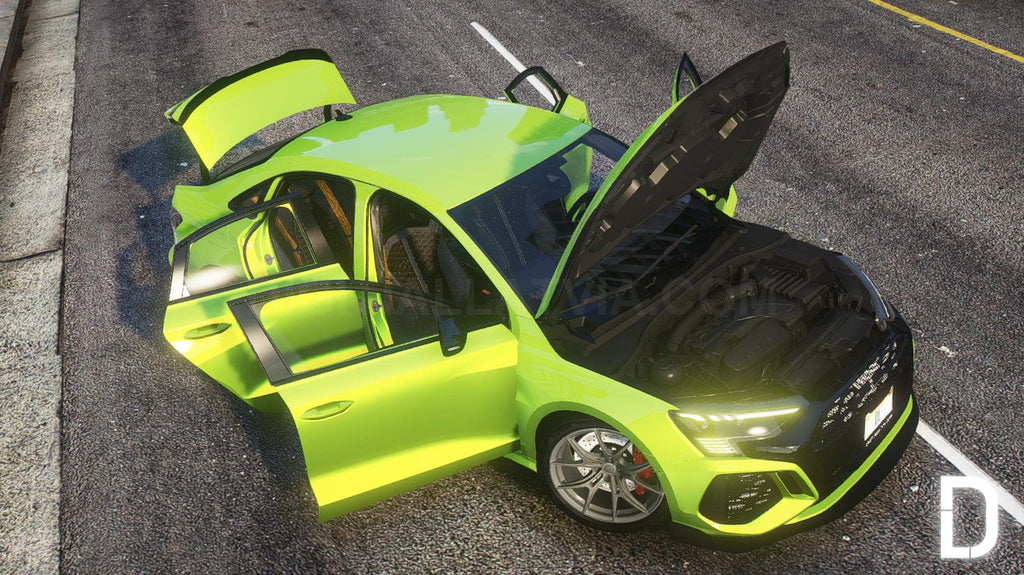 Audi RS3 2024 | Debadged | Template