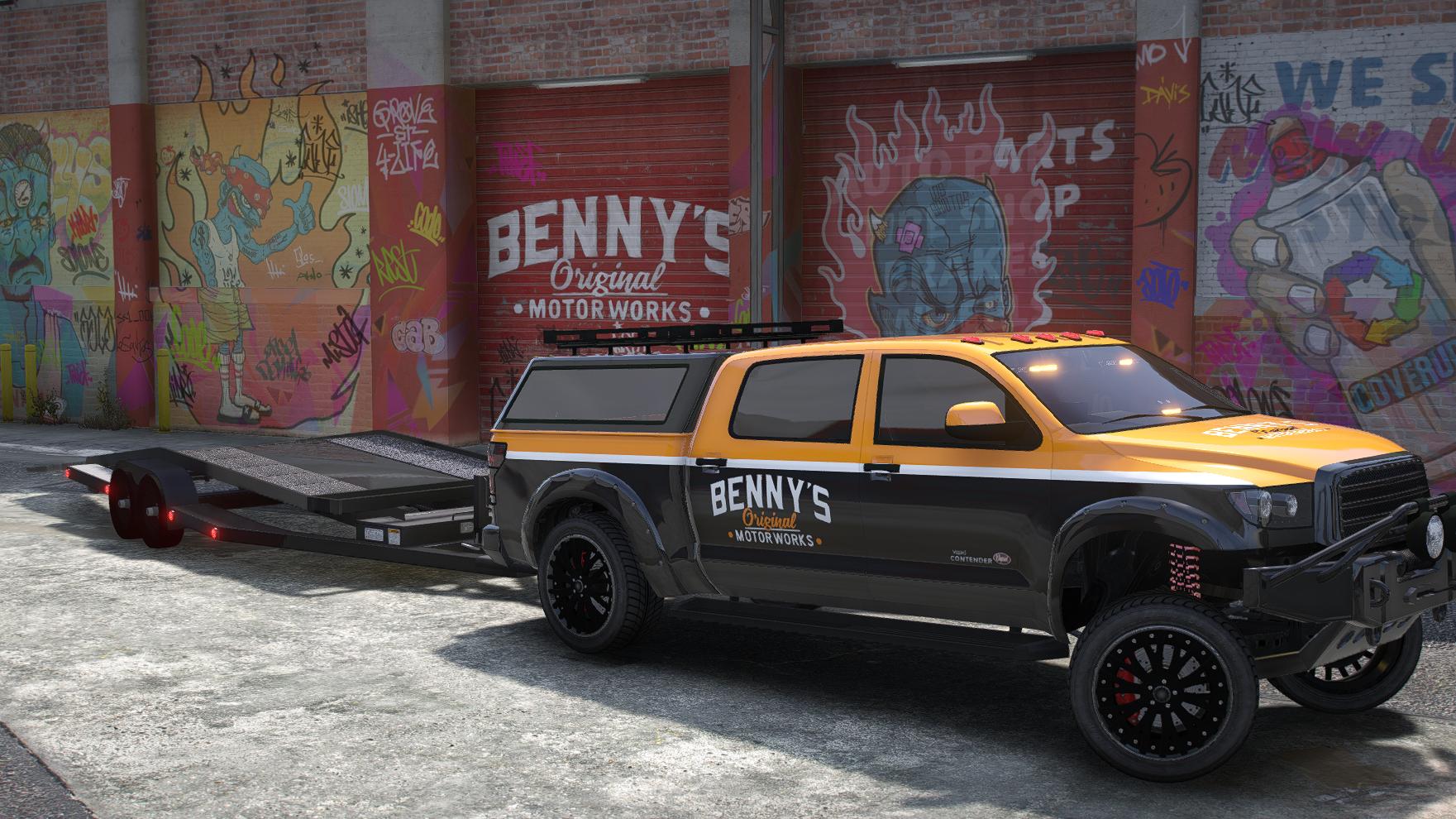 Benny's Mechanics Tow Vanilla Pack | 5 Vehicles | Templates