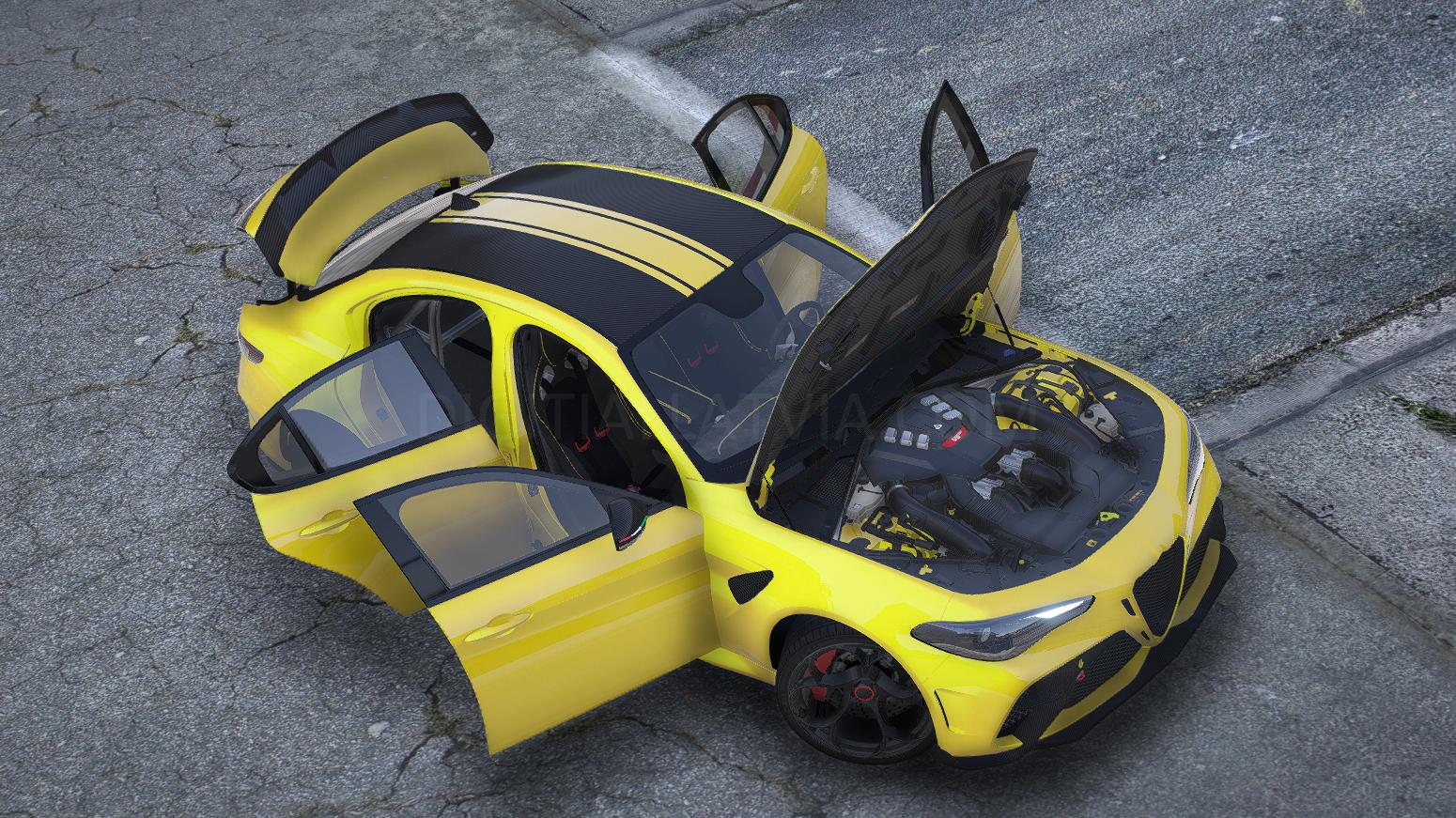 Alfa Romeo Giulia GTAm 2021 | Debadged | Tuning | Template