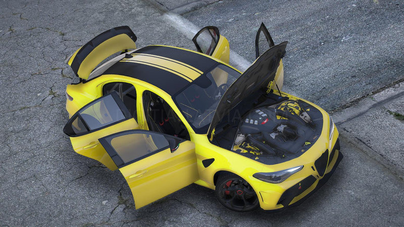 Alfa Romeo Giulia GTAm 2021 | Debadged | Tuning | Template