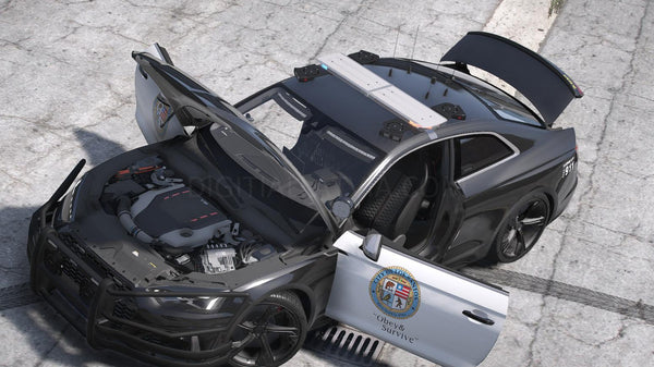 Audi RS5 Polizei 2022 | Ohne Emblem | Vorlage