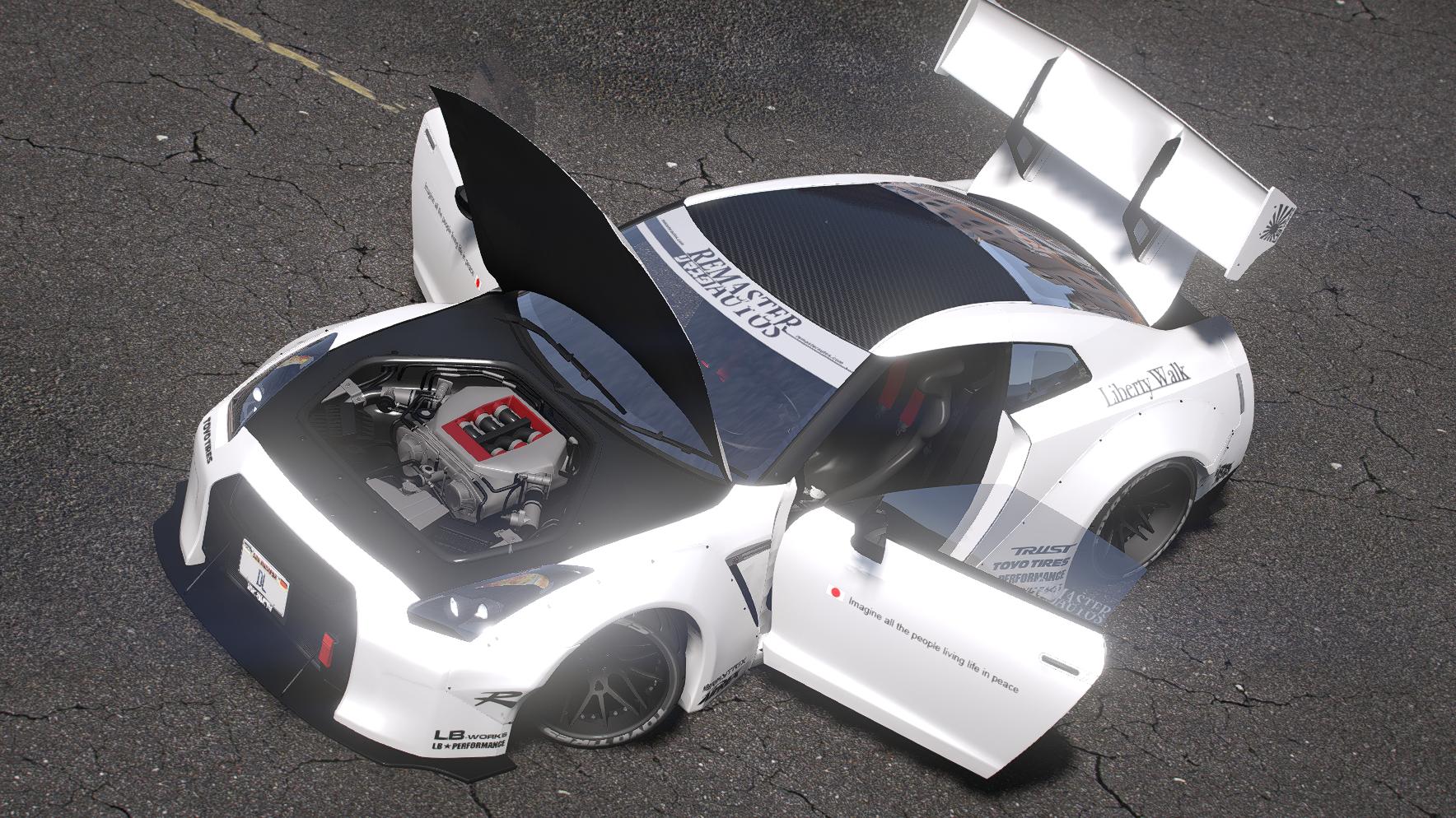 Nissan GTR R35 Liberty Walk | Debadged | Tuning | Template