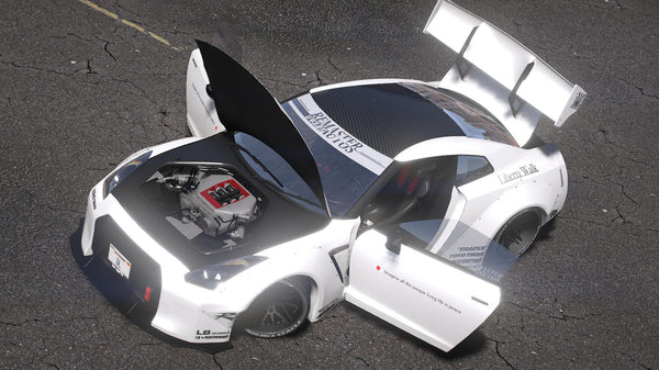 Nissan GTR R35 Liberty Walk | Debadged | Tuning | Template