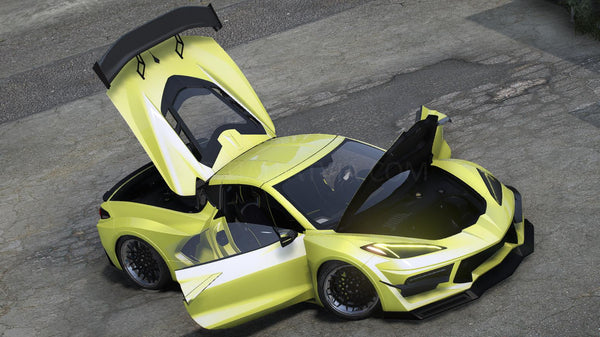 Chevrolet Corvette C8 | Ohne Emblem | Vorlage