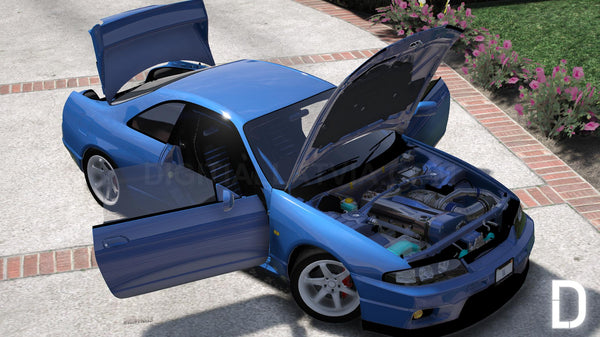 Nissan Skyline GTR R33 V-Spec RHD | Debadged | Tuning
