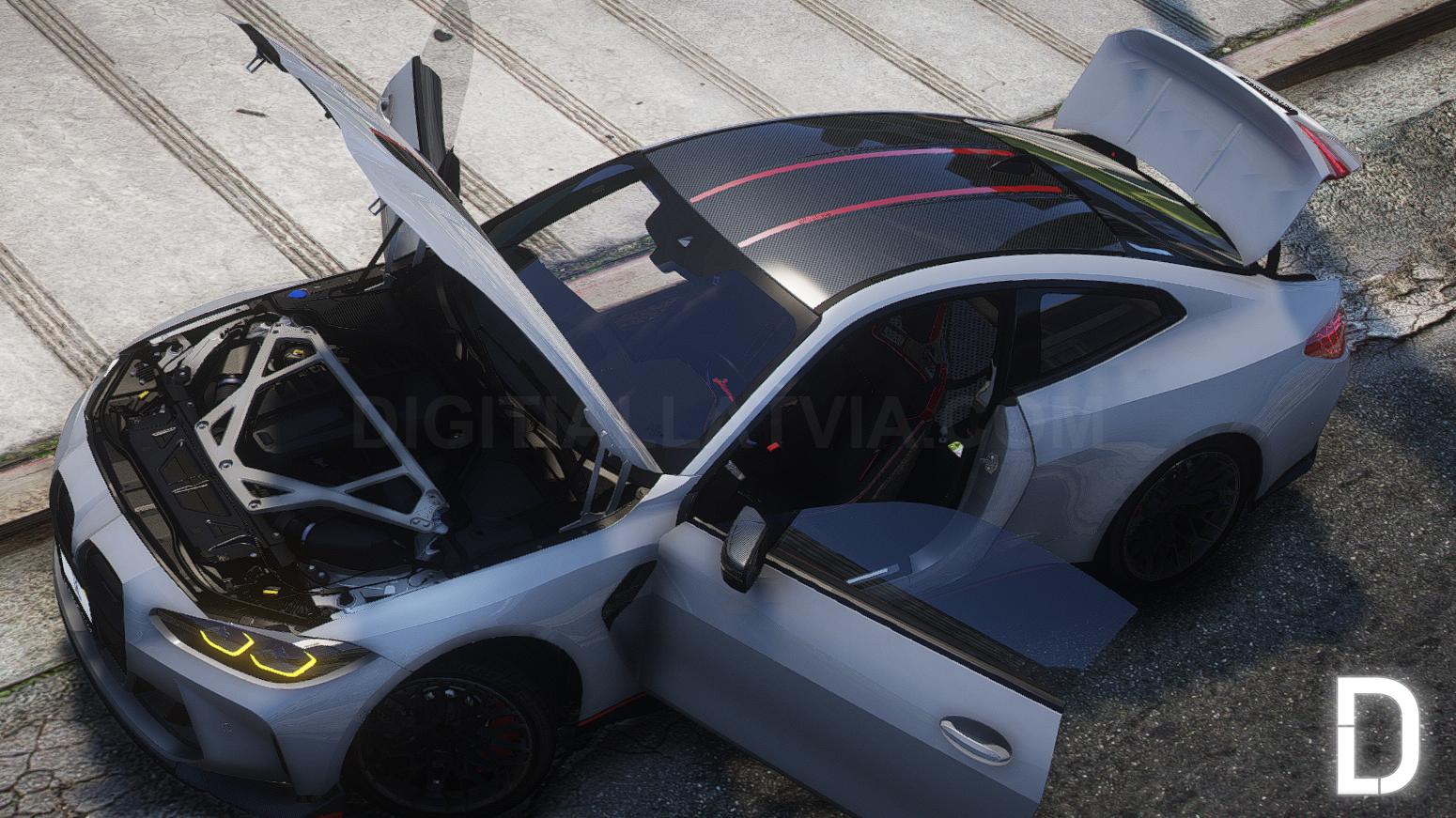 BMW M4 CSL 2023 | Debadged | Template