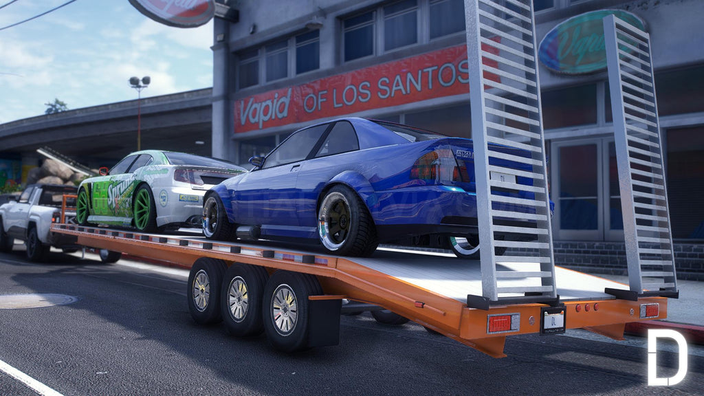 Car Trailer Double