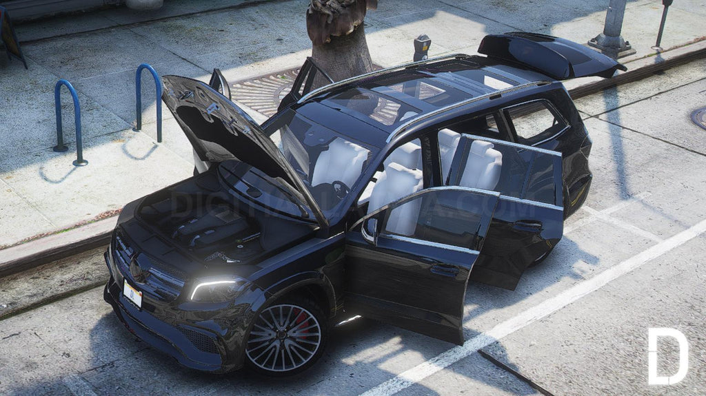 Mercedes-AMG GLS 63 2016 | Debadged | Template