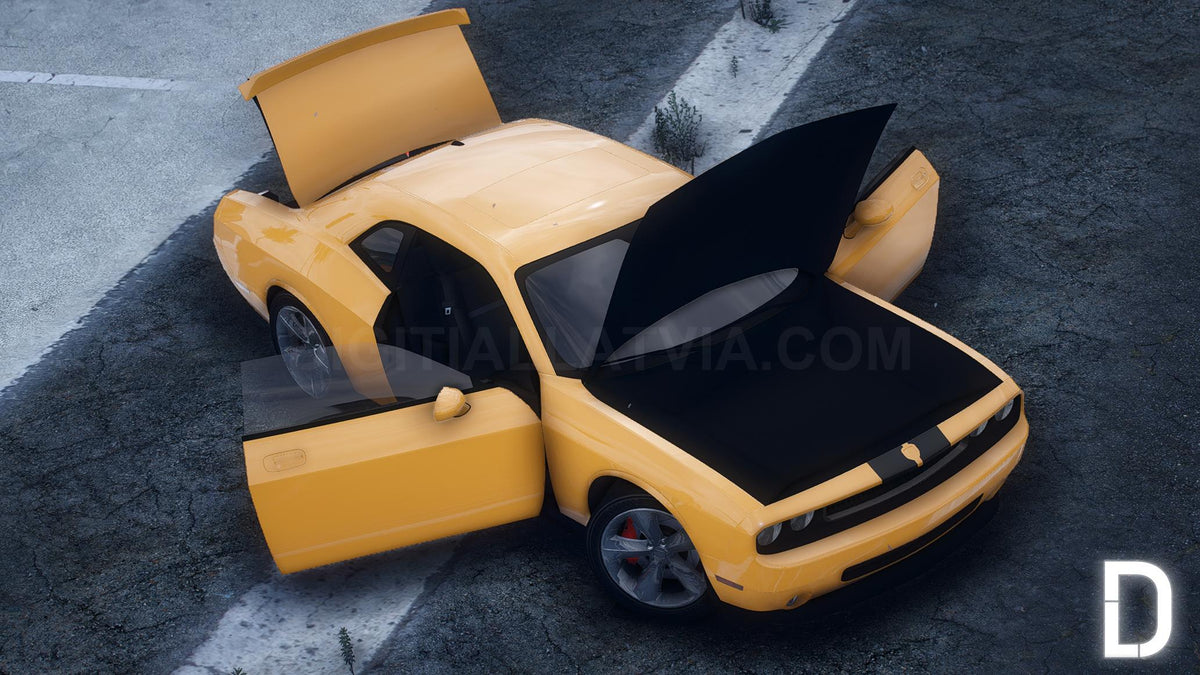 Dodge Challenger SRT8 2010 | Debadged | Template
