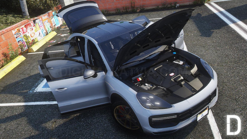 Porsche Cayenne Turbo GT 2022 | Ohne Embleme | Vorlage