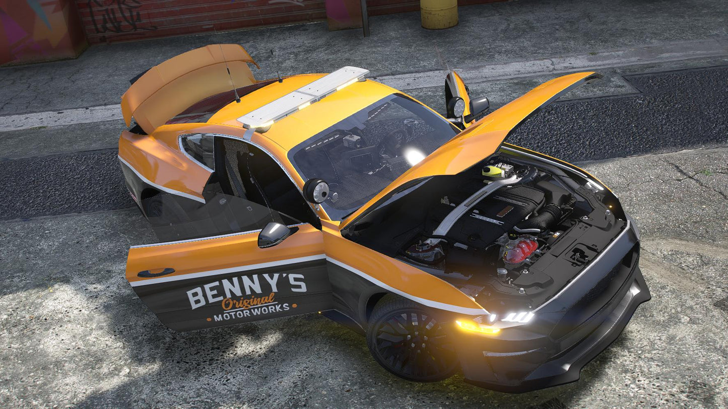 Ford Mustang Bennys | Debadged | Template