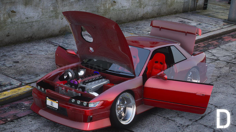 Nissan Silvia S13 Stunted | Embleme entfernt