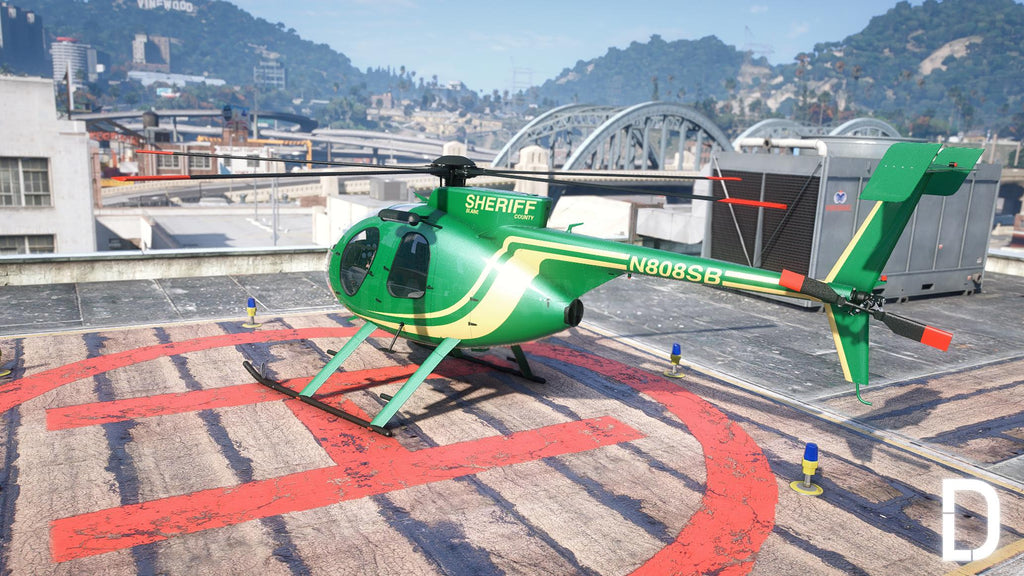 Police / Sheriff Helicopter | Template