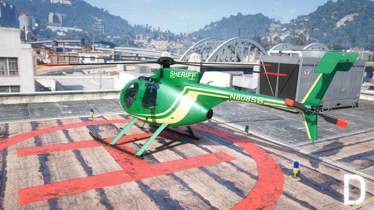 Police / Sheriff Helicopter | Template