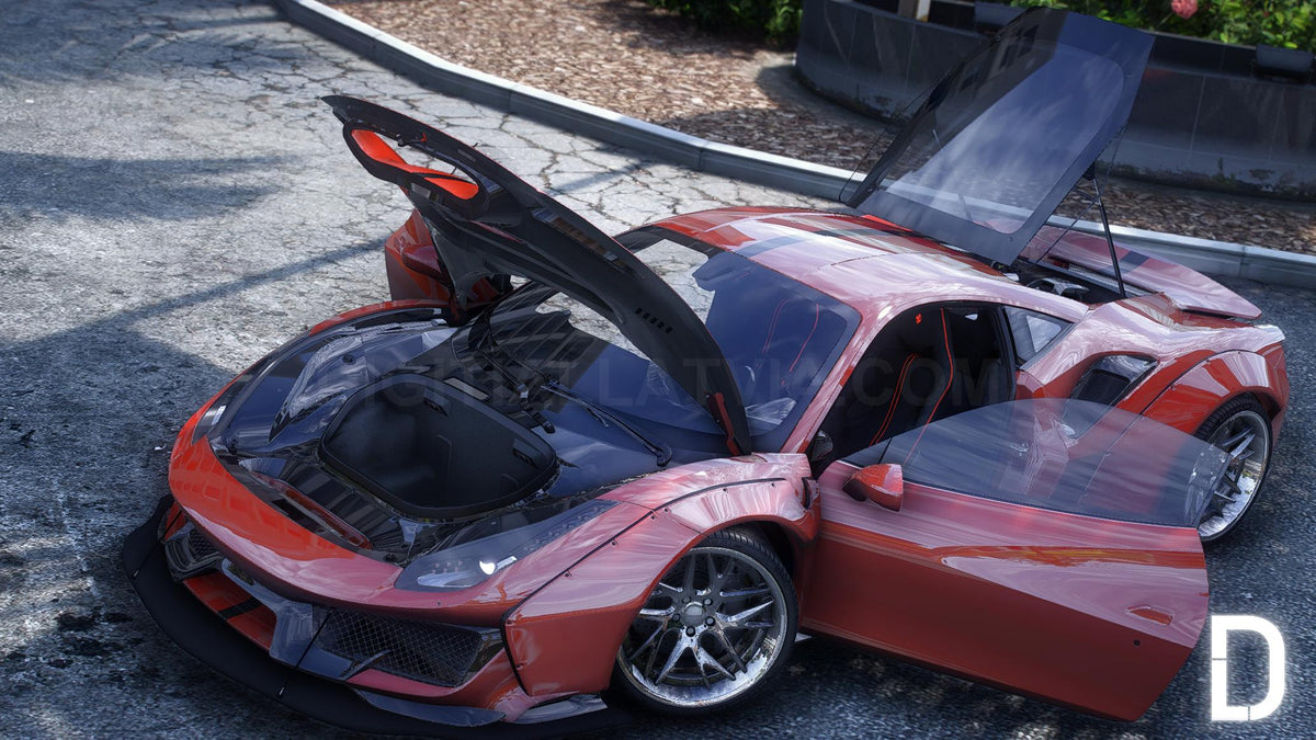 Ferrari 488 Pista Widebody 2020 | Debadged | Custom Sound
