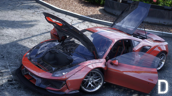 Ferrari 488 Pista Widebody 2020 | Debadged | Custom Sound