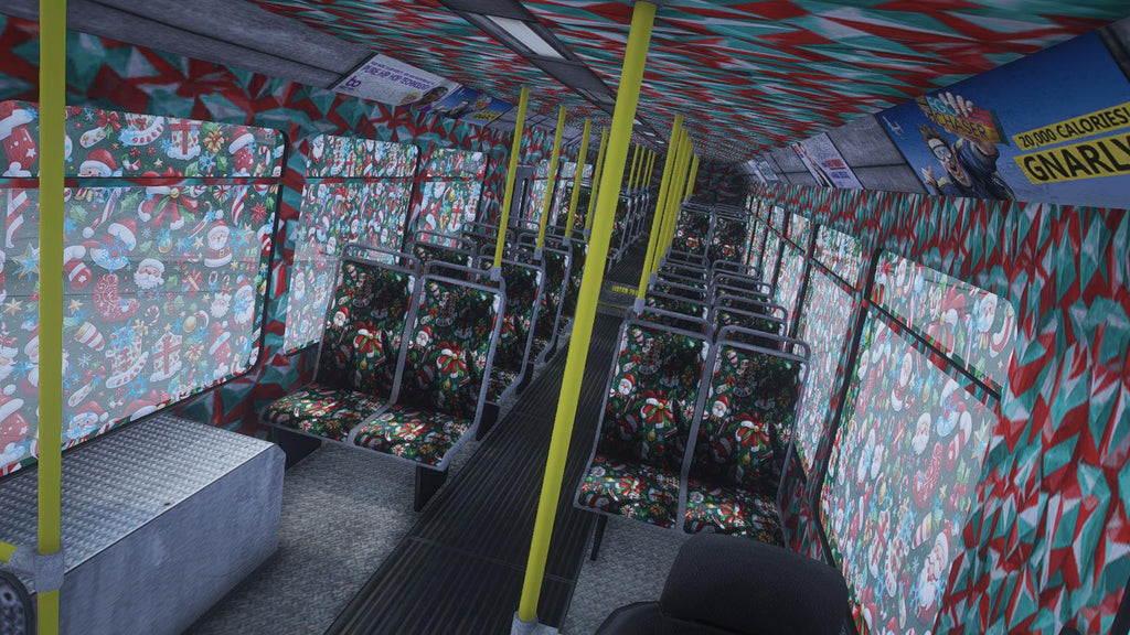 Weihnachtsbus | Vorlage