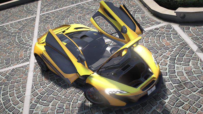 McLaren P1 | Abzeichen entfernt | Vorlage