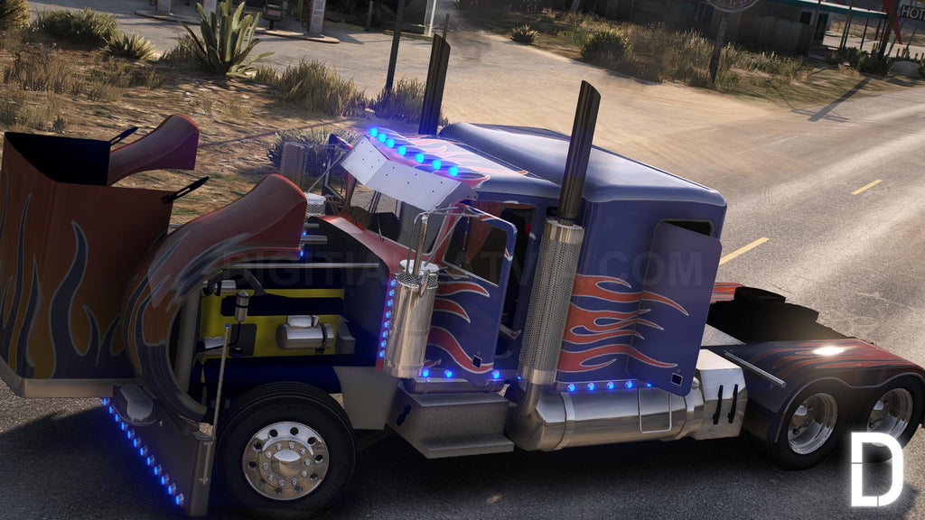Peterbilt 379 Optimus Prime | Debadged | Template
