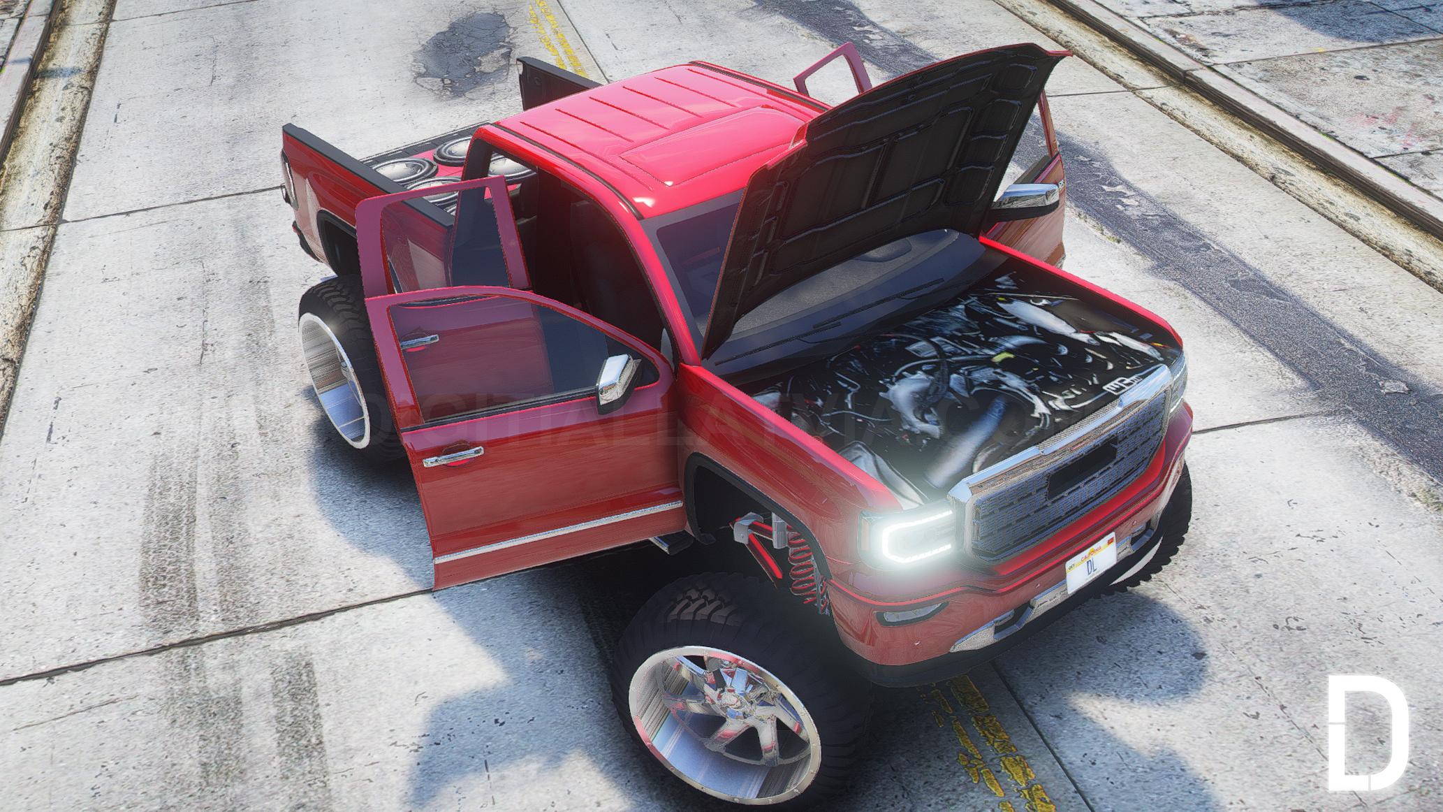 GMC Sierra Denali Lifted 2018 | Debadged