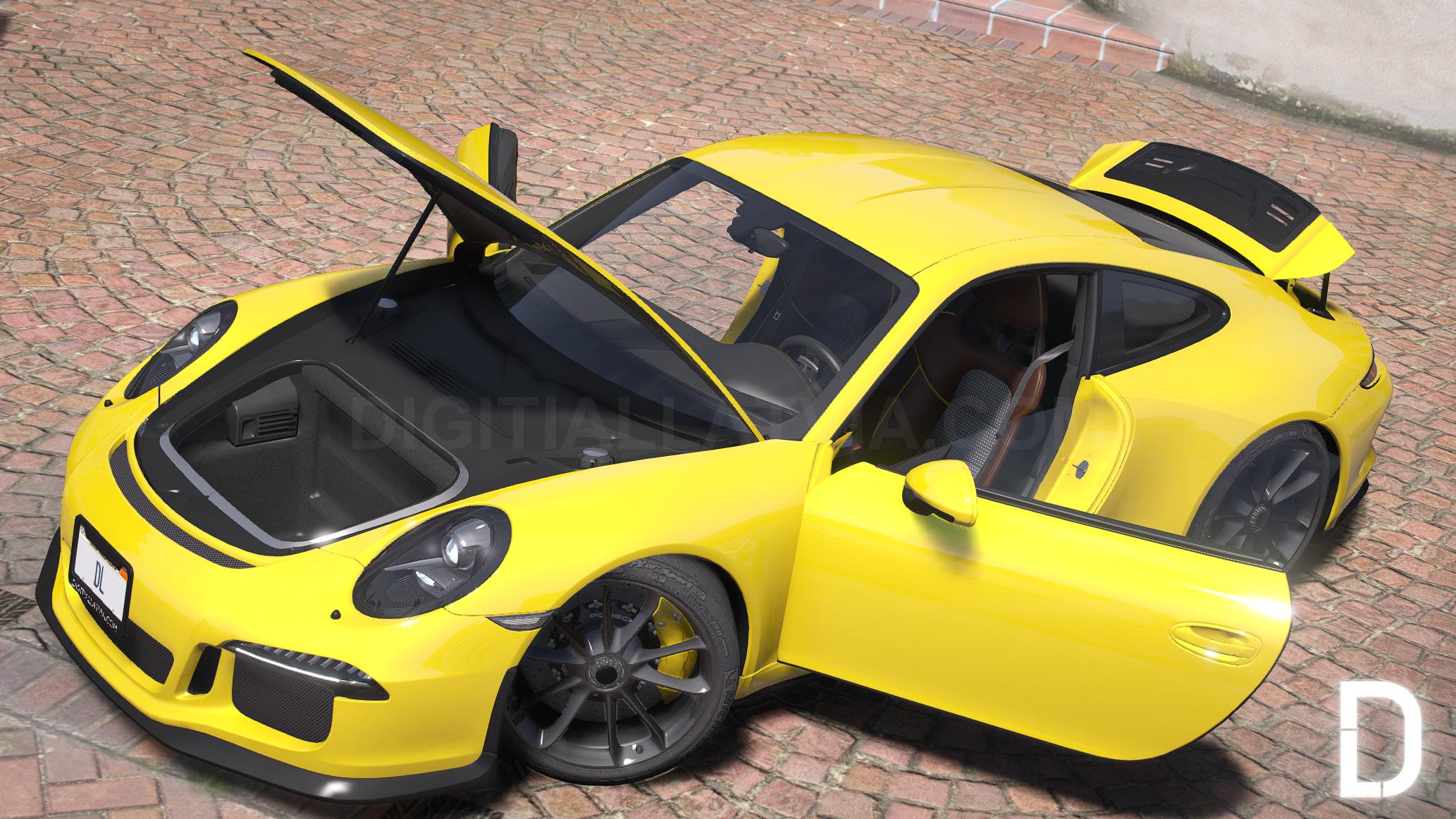 Porsche 911 R 2016 | Debadged | Tuning | Template | Custom Sound