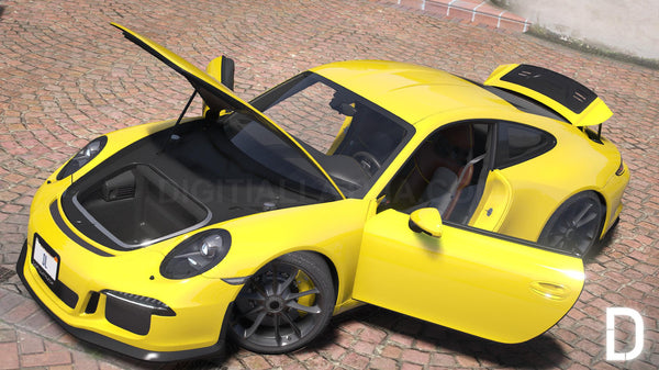 Porsche 911 R 2016 | Debadged | Tuning | Template | Custom Sound