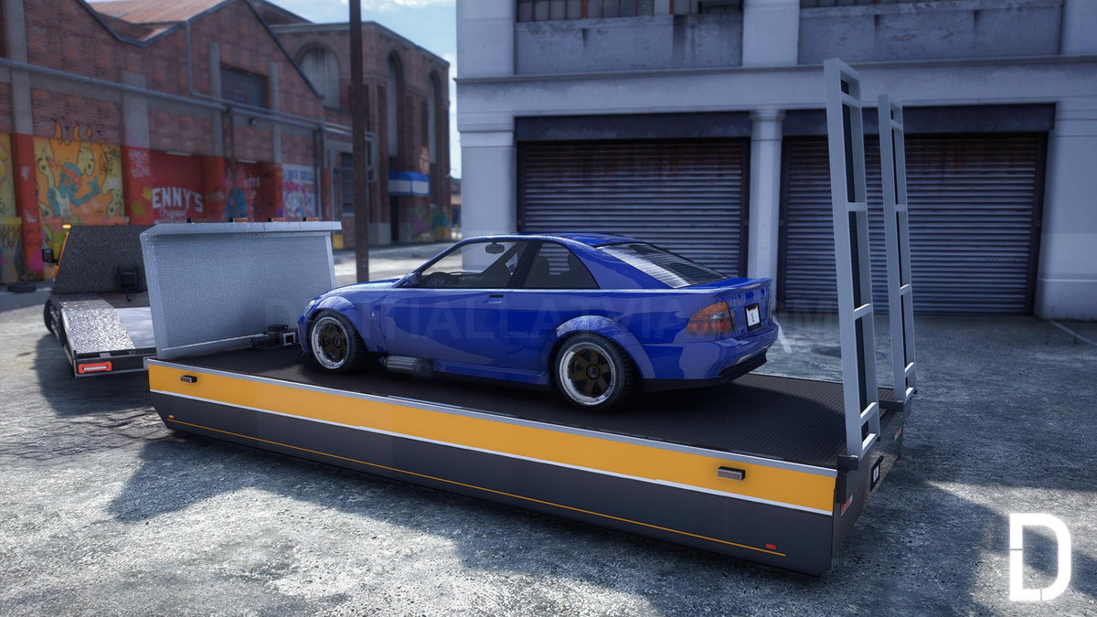 Car Trailer Low Skirt | Template