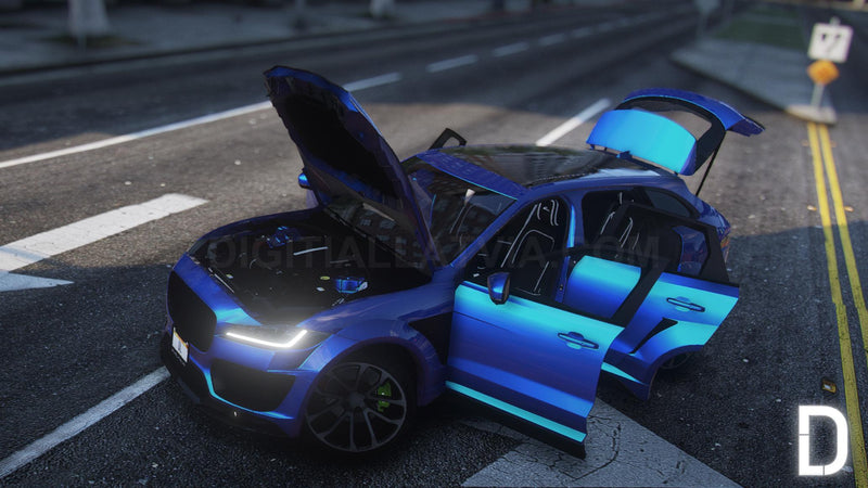 Jaguar F Pace Lumma | Abzeichen entfernt