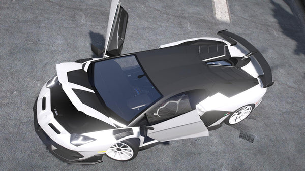 Lamborghini Aventador SVJ | Debadged | Template