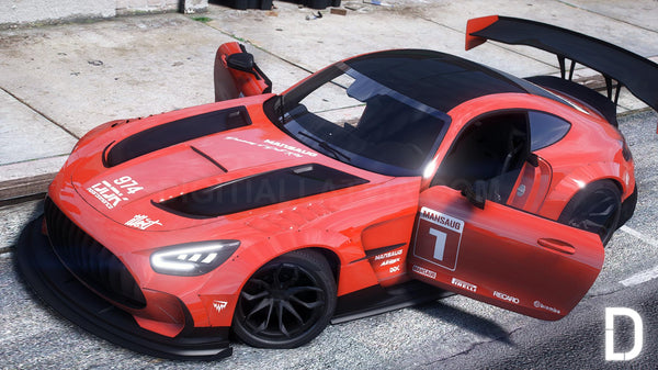 Mercedes AMG GT Mansaug 2021 | Debadged | Template