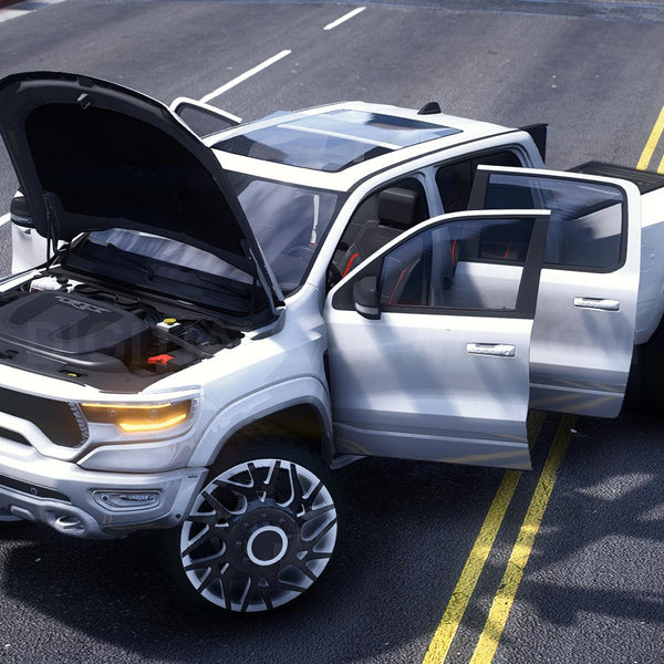 Dodge Ram TRX Dually Truck + Trailer | Debadged
