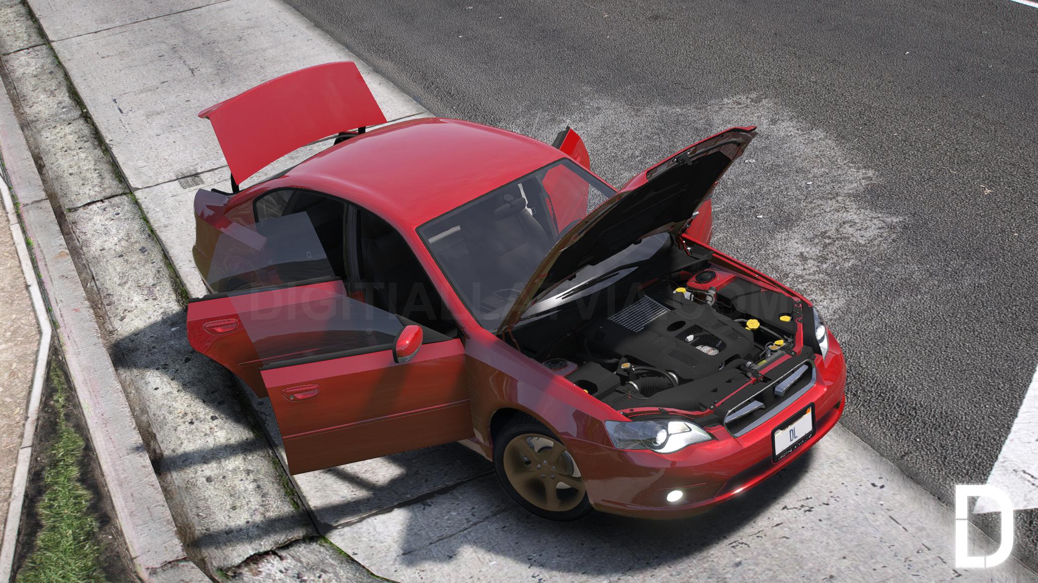 Subaru Legacy 2005 | Debadged | Tuning | Template | Custom Sound