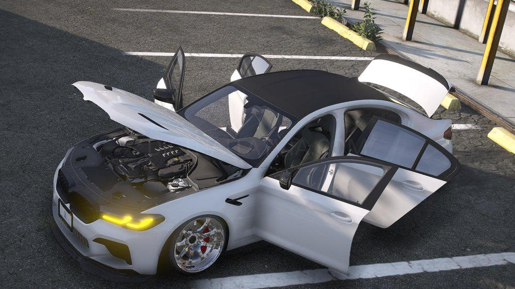 BMW M5 CS F90 Stanced 2022 | Debadged