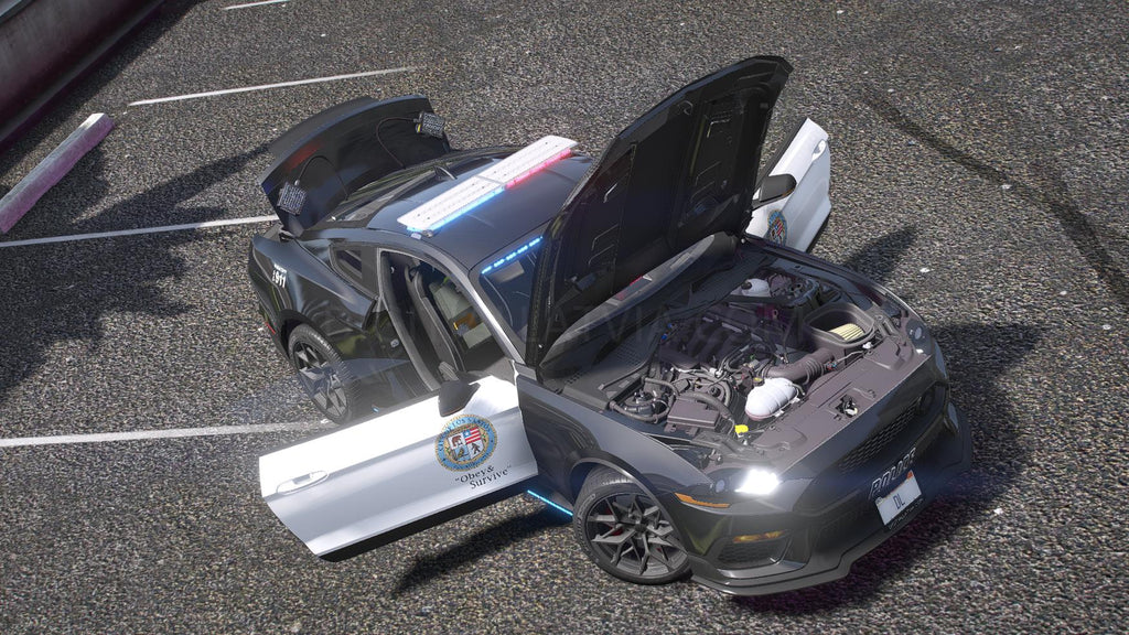 Ford Mustang Mach 1 Police | Debadged | Template