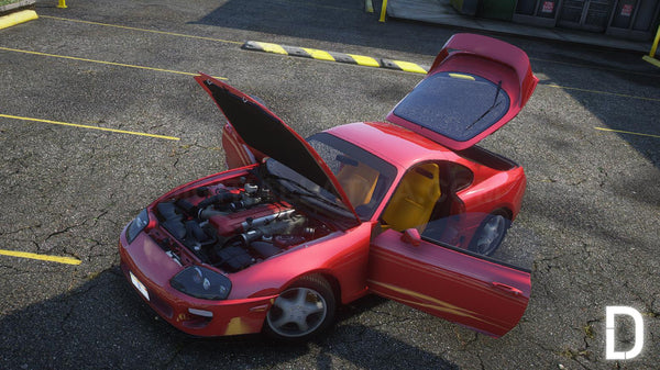 Toyota Supra Mk4 | Abzeichen entfernt | Tuning