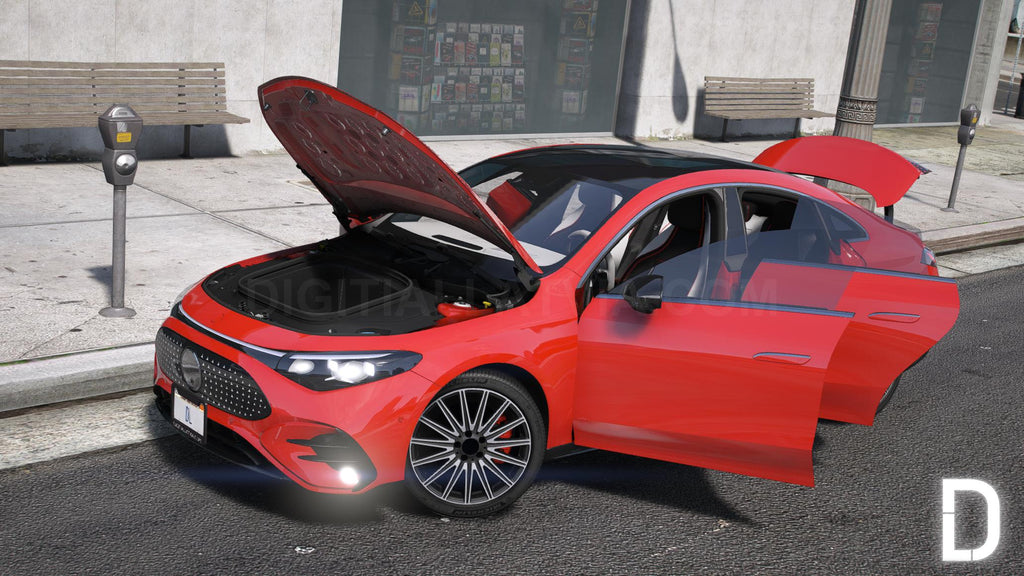 Mercedes-Benz CLA EV 2025 | Debadged | Tuning |  Template