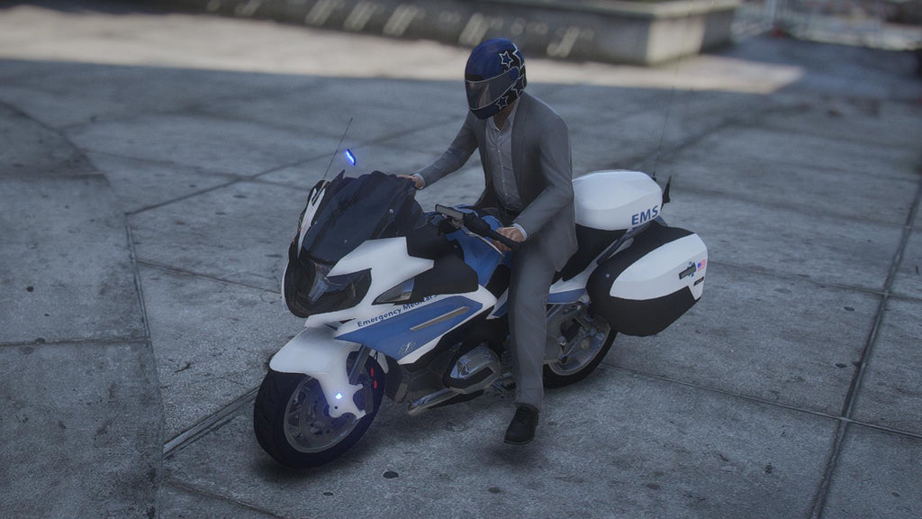 BMW R1200RT EMS Bike | Debadged | Template